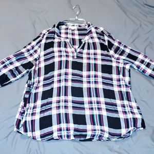 Plaid tunic